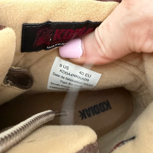 Kodiak Women’s Dark Brown Leather Boots - Picture 9 of 9